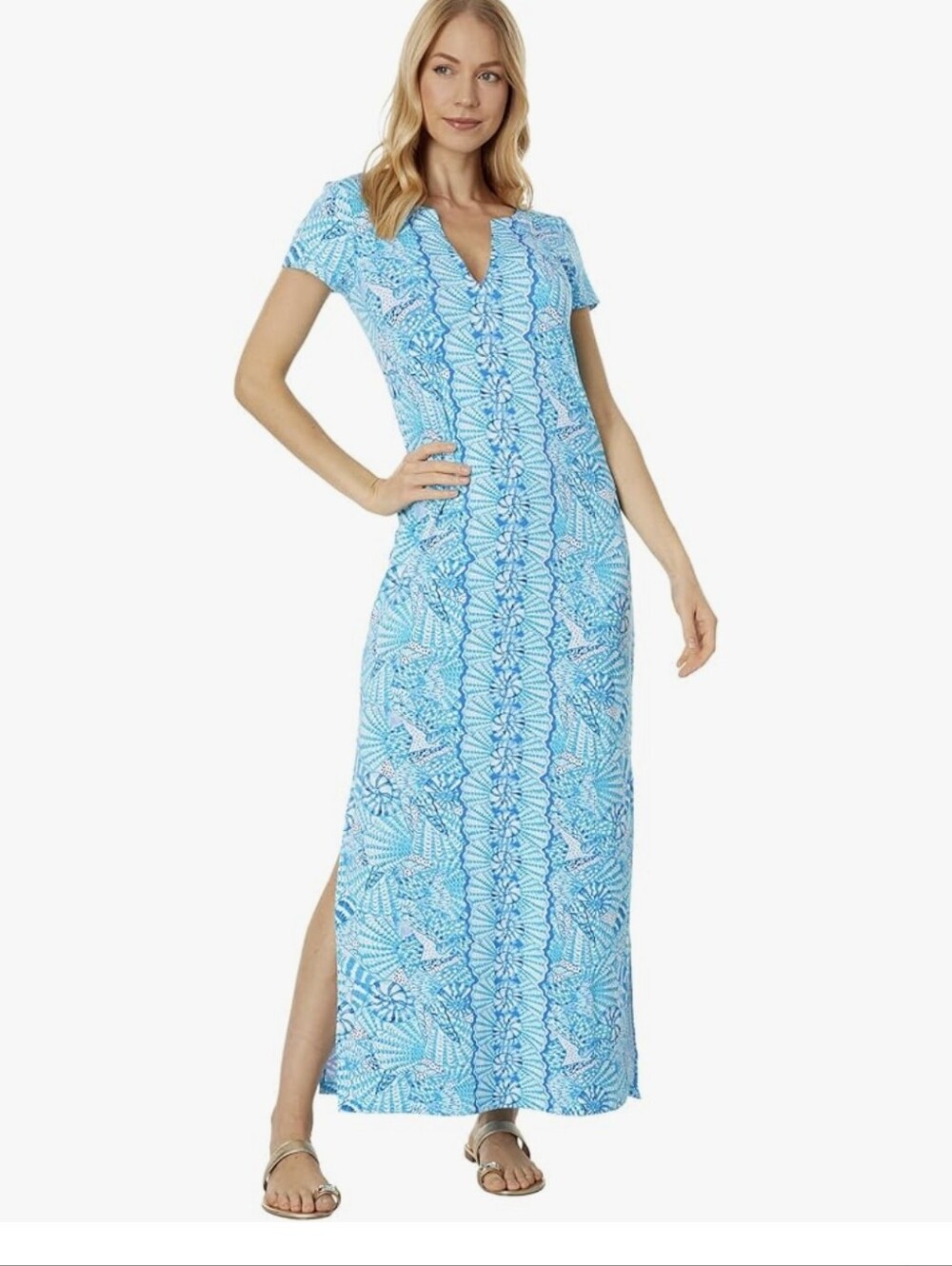 Lilly Pulitzer  Sophiletta Short Sleeve Maxi Dress Sz.XS